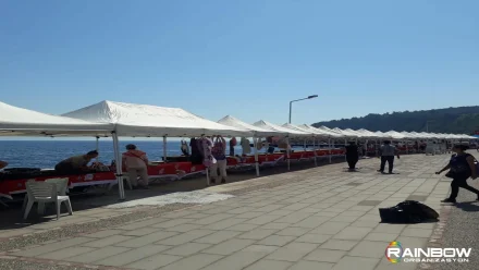 Bursa organizasyonlarında kullanabileceğiniz, profesyonel çadır ve çardak kiralama düzenlemesi.