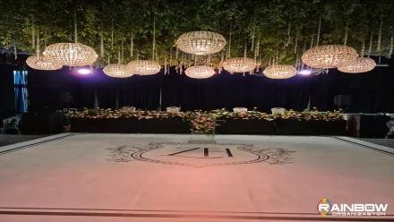 Rainbow Bursa Organizasyon tarafından tasarlanan zarif çiçekli düğün davet süsleme detayları.